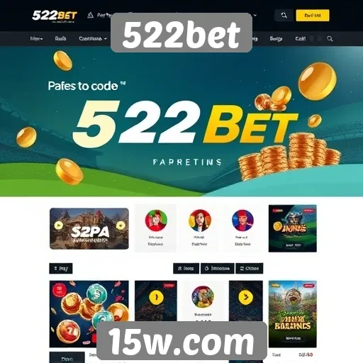 Facilidade de uso e design do site 522bet